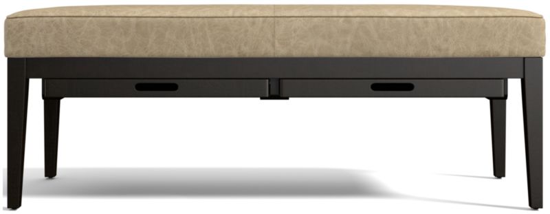 Nash Leather Small Bench with Tray - image 0 of 10