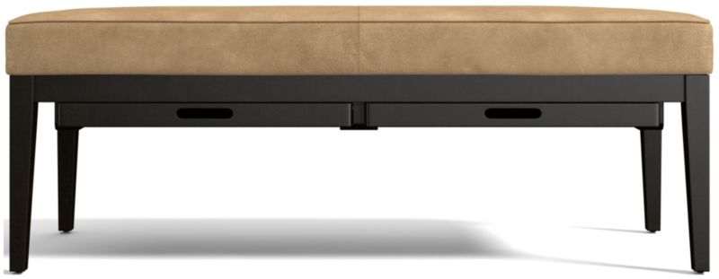 Nash Leather Small Bench with Tray - image 0 of 10