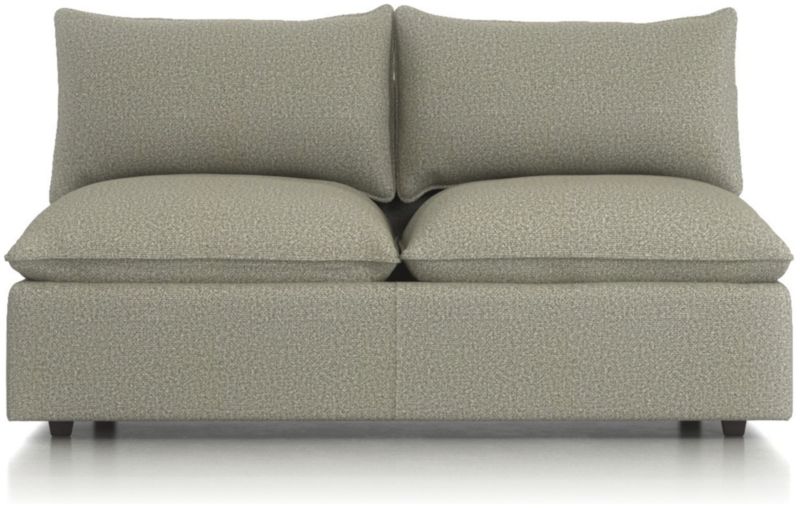 Lotus Modular Armless Loveseat - image 0 of 4