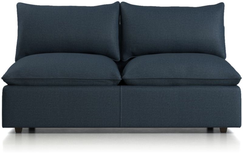 Lotus Modular Armless Loveseat - image 0 of 3