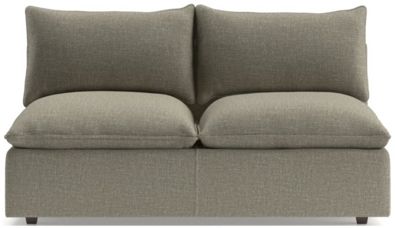 Lotus Modular Armless Loveseat - image 0 of 3