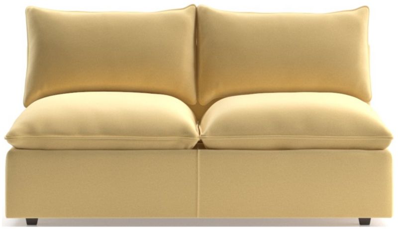 Lotus Modular Armless Loveseat - image 0 of 3