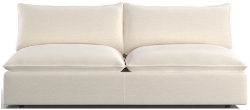 Lotus Modular Armless Loveseat - image 0 of 3