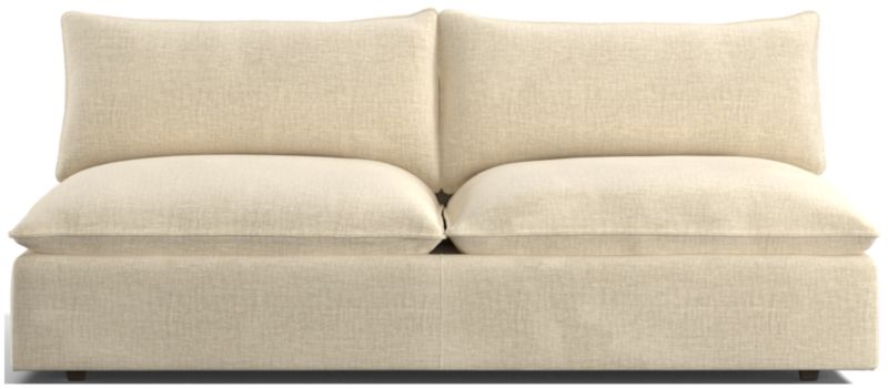 Lotus Modular Armless Loveseat - image 0 of 3