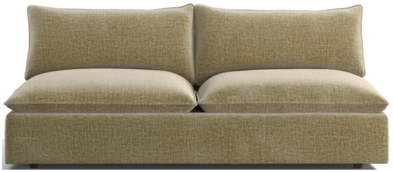 Lotus Modular Armless Loveseat - image 0 of 3