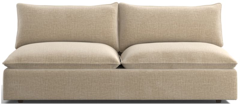 Lotus Modular Armless Loveseat - image 0 of 3