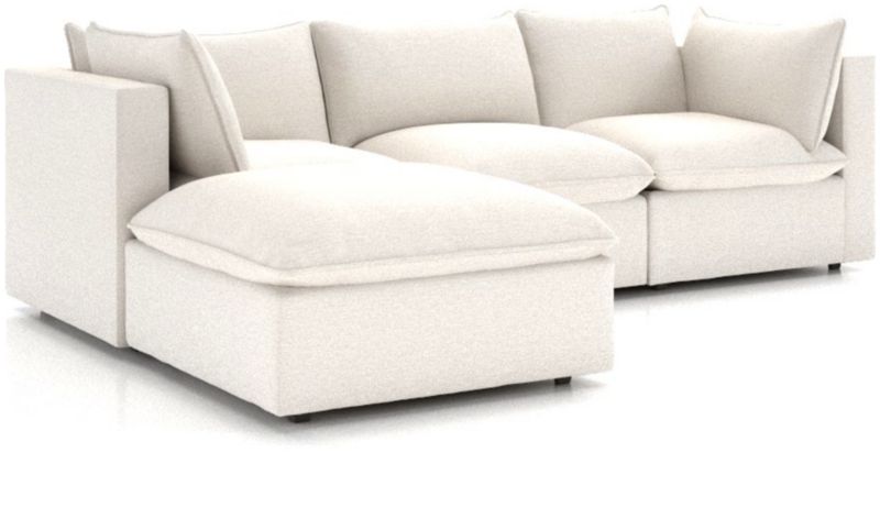 Lotus 4-Piece Reversible Sectional with Ottoman - image 0 of 10