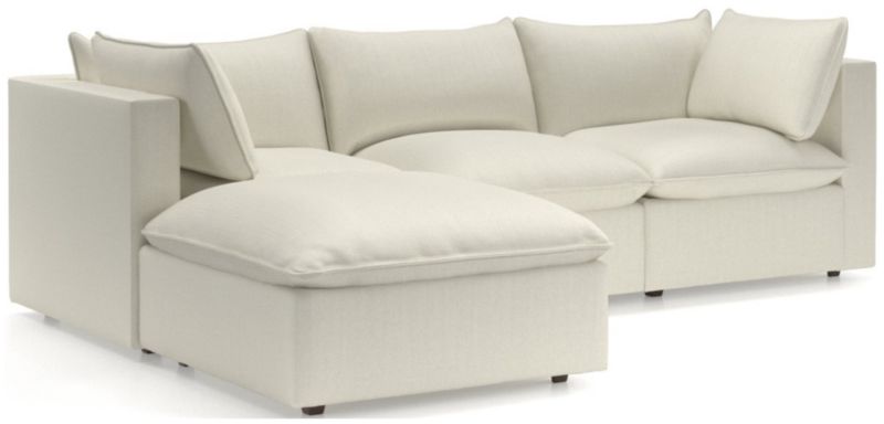 Lotus 4-Piece Reversible Sectional with Ottoman - image 0 of 10