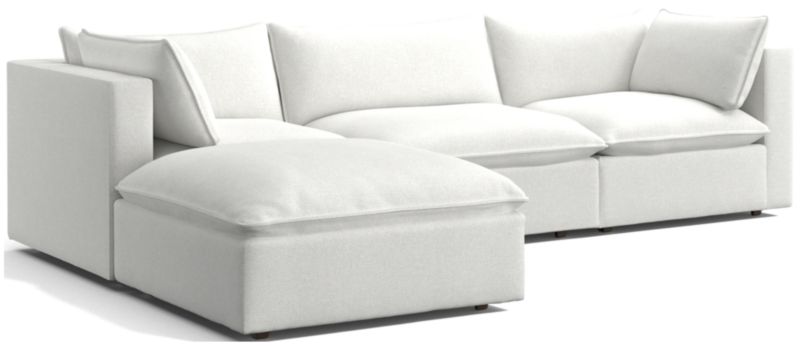 Lotus 4-Piece Reversible Sectional with Ottoman - image 0 of 10