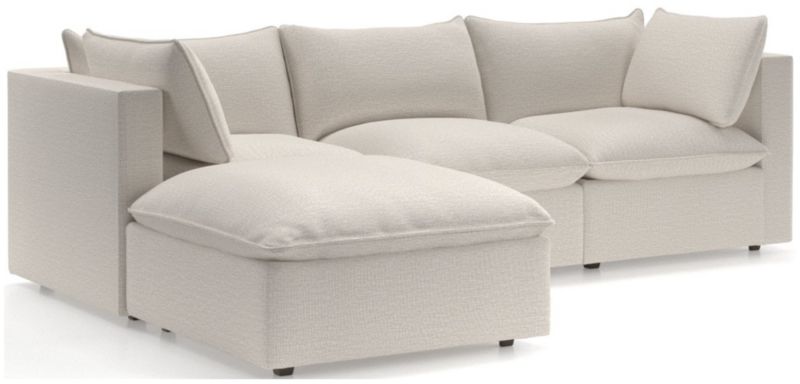 Lotus 4-Piece Reversible Sectional with Ottoman - image 0 of 10