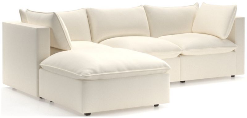 Lotus 4-Piece Reversible Sectional with Ottoman - image 0 of 10