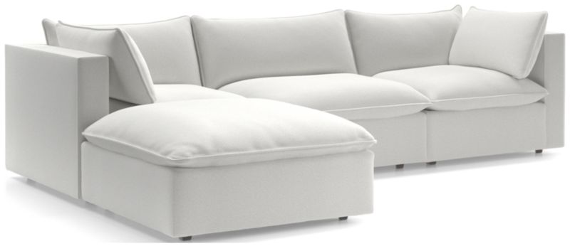 Lotus 4-Piece Reversible Sectional with Ottoman - image 0 of 10