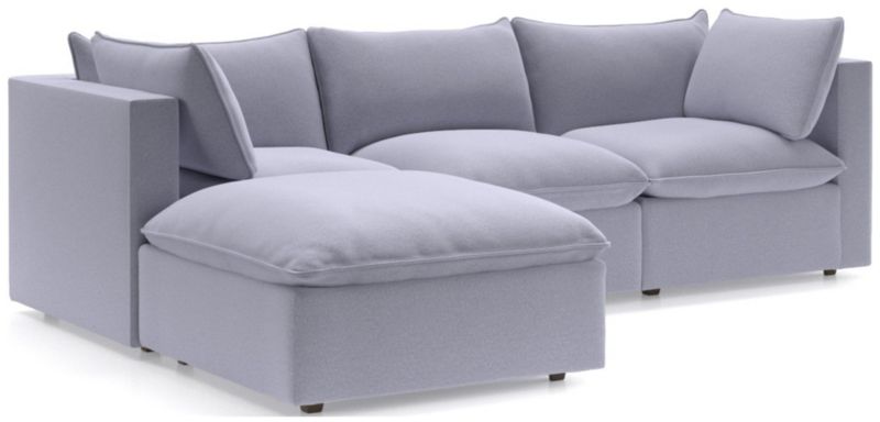 Lotus 4-Piece Reversible Sectional with Ottoman - image 0 of 10