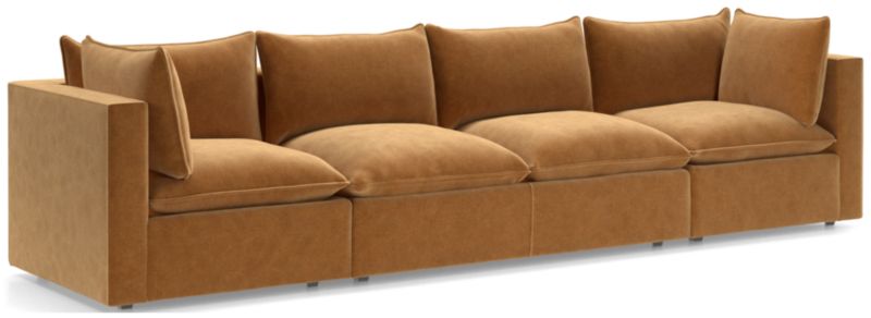 Lotus Modular 3-Piece Extra Long Sofa Sectional - image 0 of 10