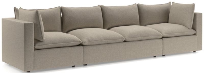 Lotus Modular 3-Piece Extra Long Sofa Sectional - image 0 of 10