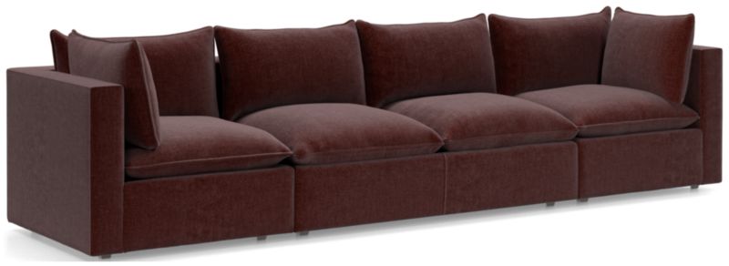 Lotus Modular 3-Piece Extra Long Sofa Sectional - image 0 of 10