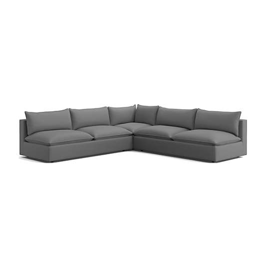 Lotus Modular 3-Piece L-Shaped Sectional Sofa