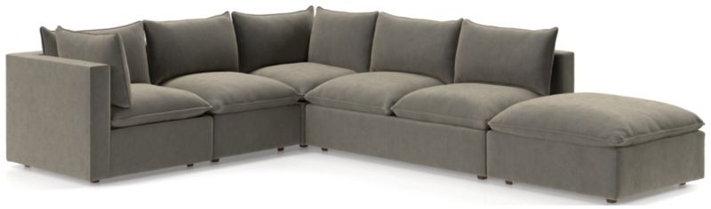 Lotus Modular 5-Piece Sectional Sofa - image 0 of 10