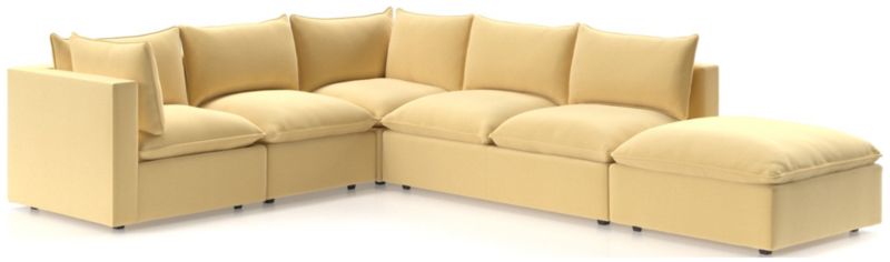 Lotus Modular 5-Piece Sectional Sofa - image 0 of 10