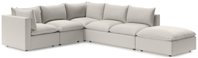 Lotus Modular 5-Piece Sectional Sofa - image 0 of 10