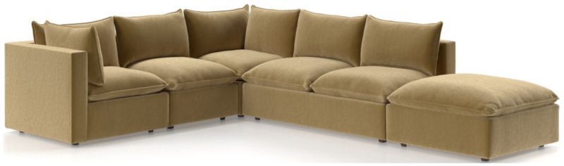 Lotus Modular 5-Piece Sectional Sofa - image 0 of 10