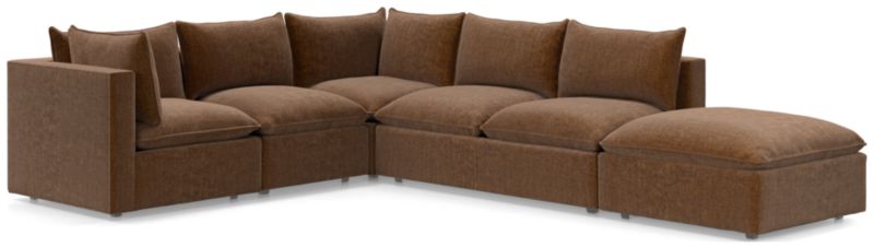 Lotus Modular 5-Piece Sectional Sofa - image 0 of 10