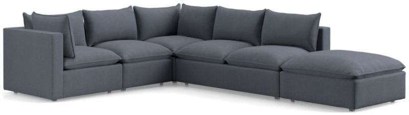 Lotus Modular 5-Piece Sectional Sofa - image 0 of 10