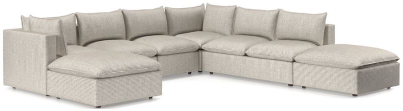 Lotus Modular 7-Piece Sectional Sofa - image 0 of 9