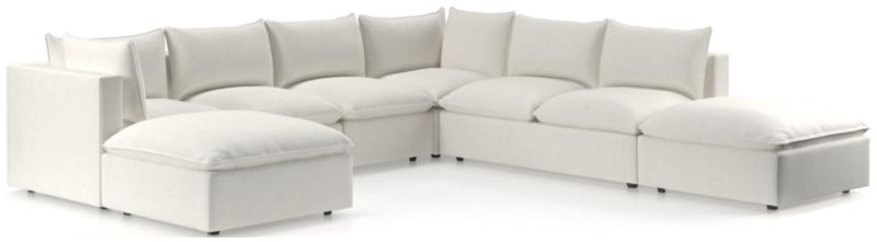 Lotus Modular 7-Piece Sectional Sofa - image 0 of 9