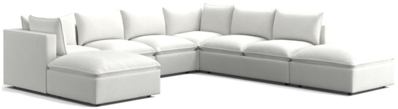 Lotus Modular 7-Piece Sectional Sofa - image 0 of 9