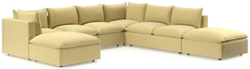 Lotus Modular 7-Piece Sectional Sofa - image 0 of 9