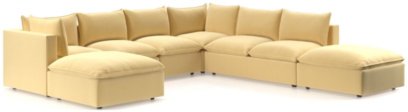 Lotus Modular 7-Piece Sectional Sofa - image 0 of 9