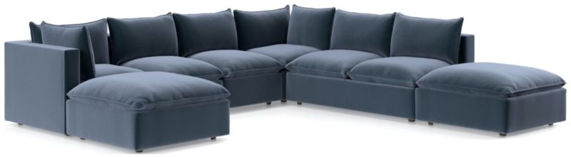 Lotus Modular 7-Piece Sectional Sofa - image 0 of 9