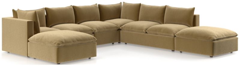 Lotus Modular 7-Piece Sectional Sofa - image 0 of 9