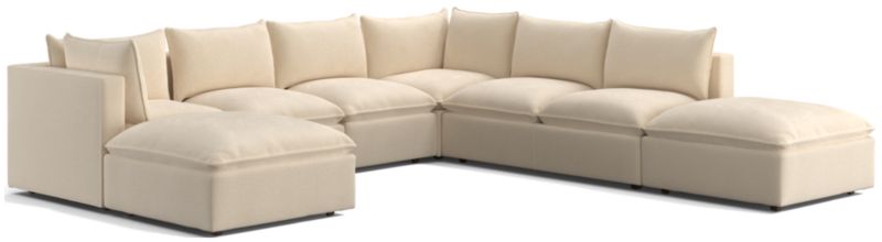 Lotus Modular 7-Piece Sectional Sofa - image 0 of 9