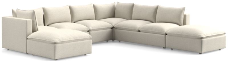 Lotus Modular 7-Piece Sectional Sofa - image 0 of 9