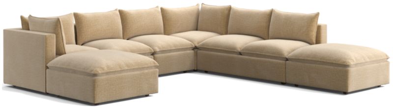 Lotus Modular 7-Piece Sectional Sofa - image 0 of 9