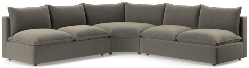 Lotus 3-Piece Wedge Sectional Sofa - image 0 of 9