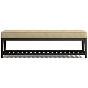 Batten 16" White Oak Wood Bath Wall Shelf