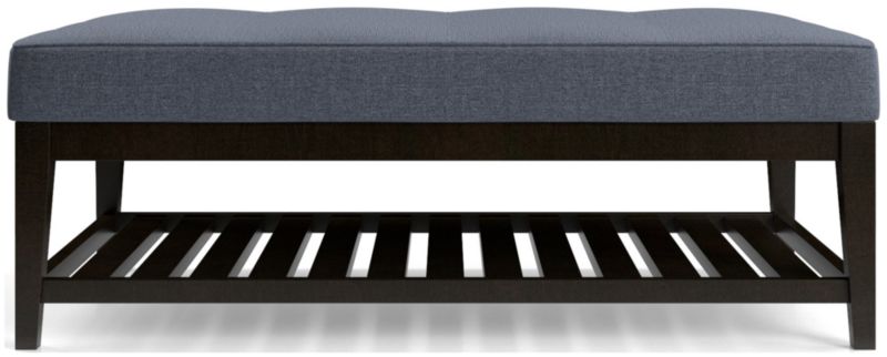 Nash Rectangular Tufted Ottoman with Slats - image 0 of 6