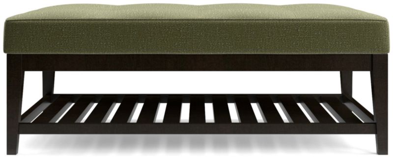 Nash Rectangular Tufted Ottoman with Slats - image 0 of 6