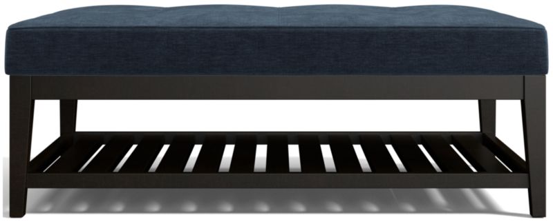 Nash Rectangular Tufted Ottoman with Slats - image 0 of 6