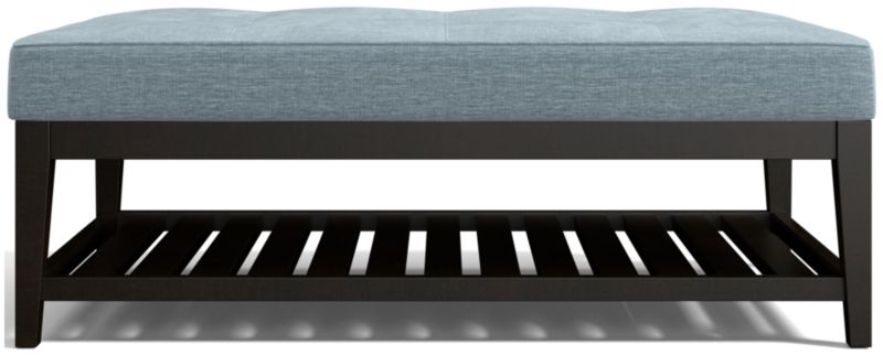 Nash Rectangular Tufted Ottoman with Slats - image 0 of 6