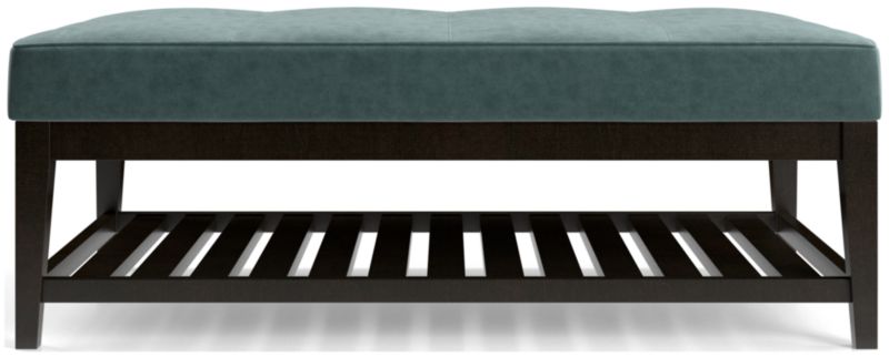 Nash Rectangular Tufted Ottoman with Slats - image 0 of 6