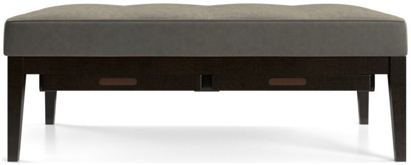 Nash Rectangular Tufted Ottoman with Tray - image 0 of 9