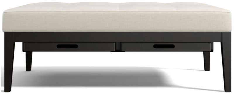 Nash Rectangular Tufted Ottoman with Tray - image 0 of 9