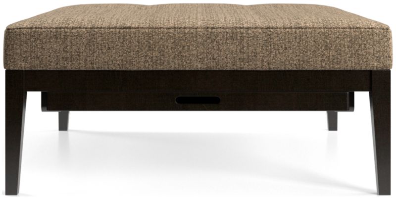 Nash Square Tufted Ottoman with Tray - image 0 of 9