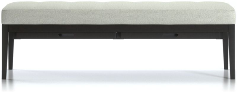 Nash Large Tufted Bench with Tray - image 0 of 9