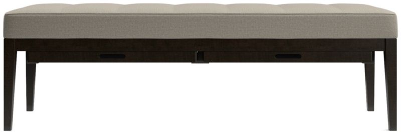 Nash Large Tufted Bench with Tray - image 0 of 9