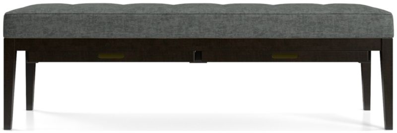 Nash Large Tufted Bench with Tray - image 0 of 9